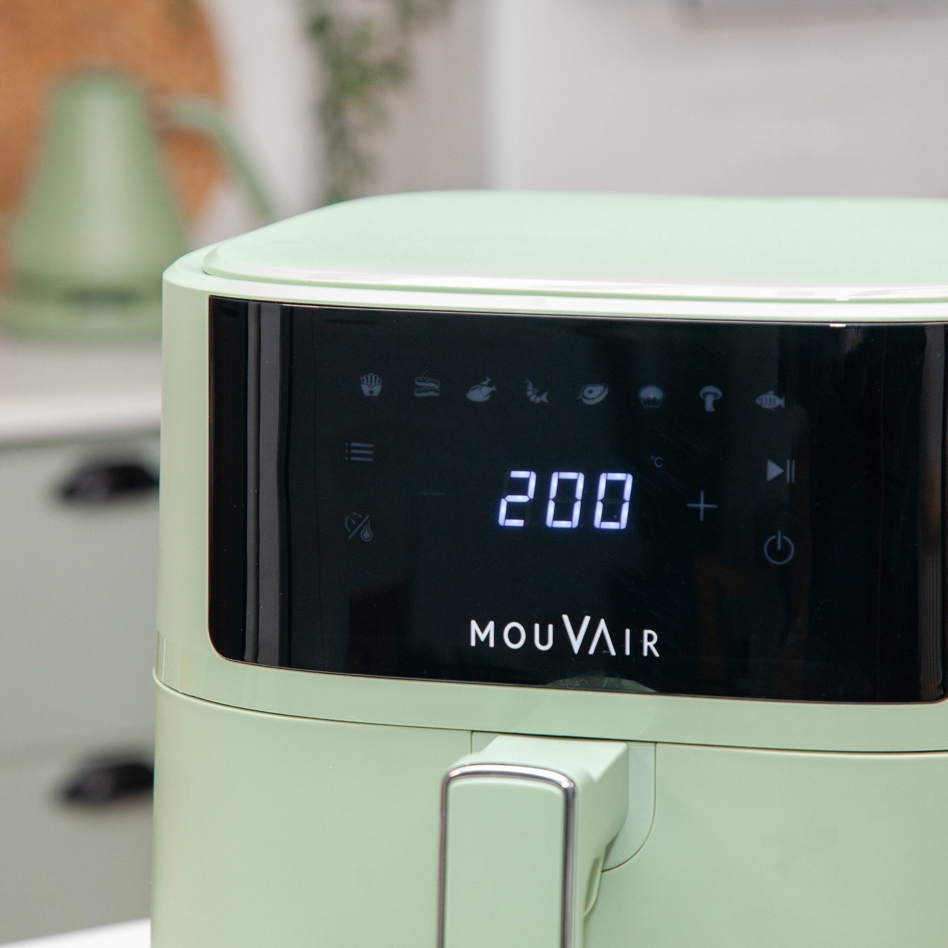 Freidora de Aire Fry 6 Lts Mouvair4#Verde Claro