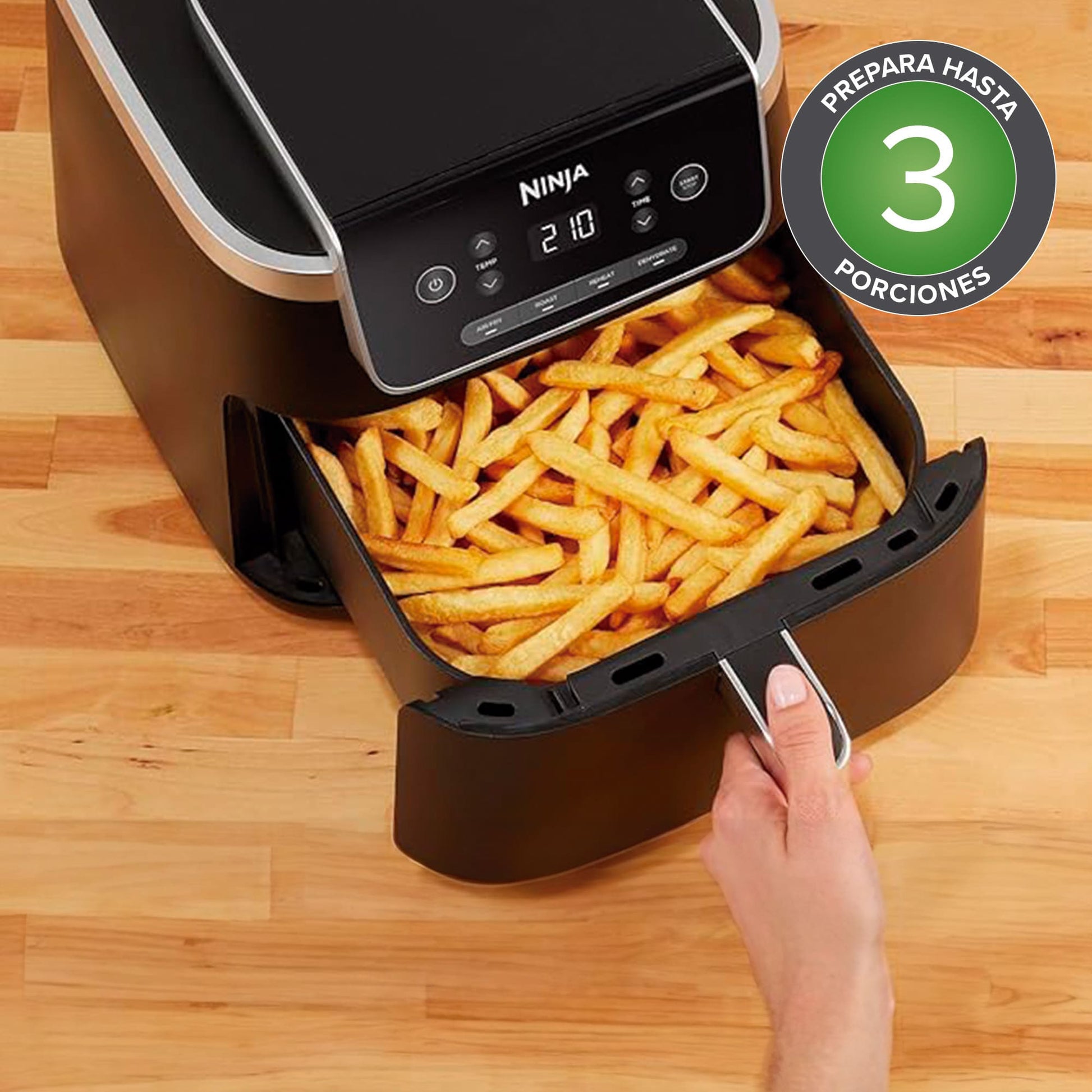 Freidora De Aire Pro Ninja 4 En 1 De 4.7 Lts3#Negro