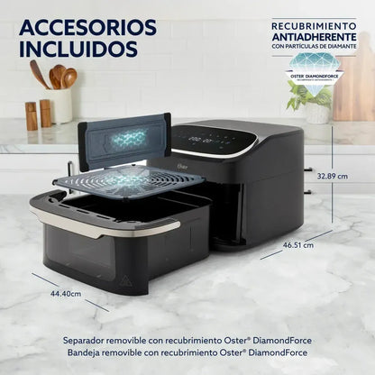 Freidora de Aire UltraCrisp XL 10lt CKSTAF10UW110 Oster-Freidoras de Aire