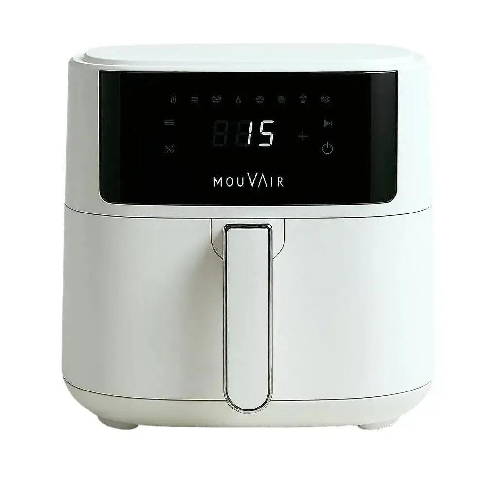 Freidora Fry 6L + Rociador de Aceite + Molde de Silicona Mouvair11#Blanco