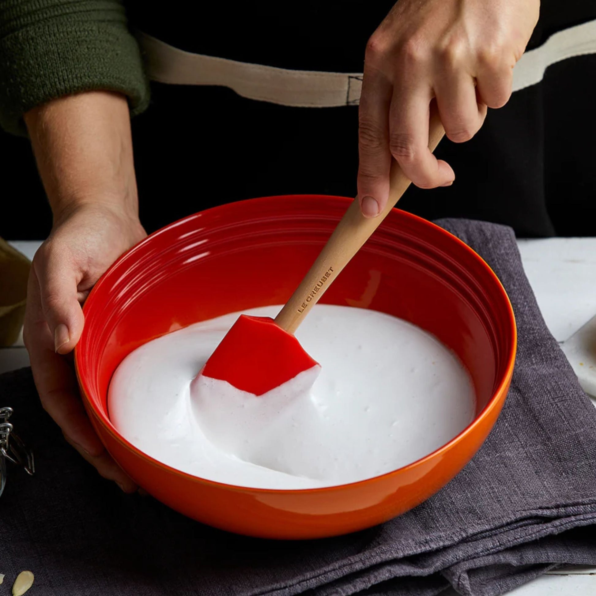 Espátula Mediana Jewel Volcánico Le Creuset1#Naranjo