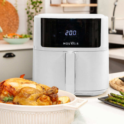 Freidora de Aire Fry 6 Lts Mouvair8#Blanco