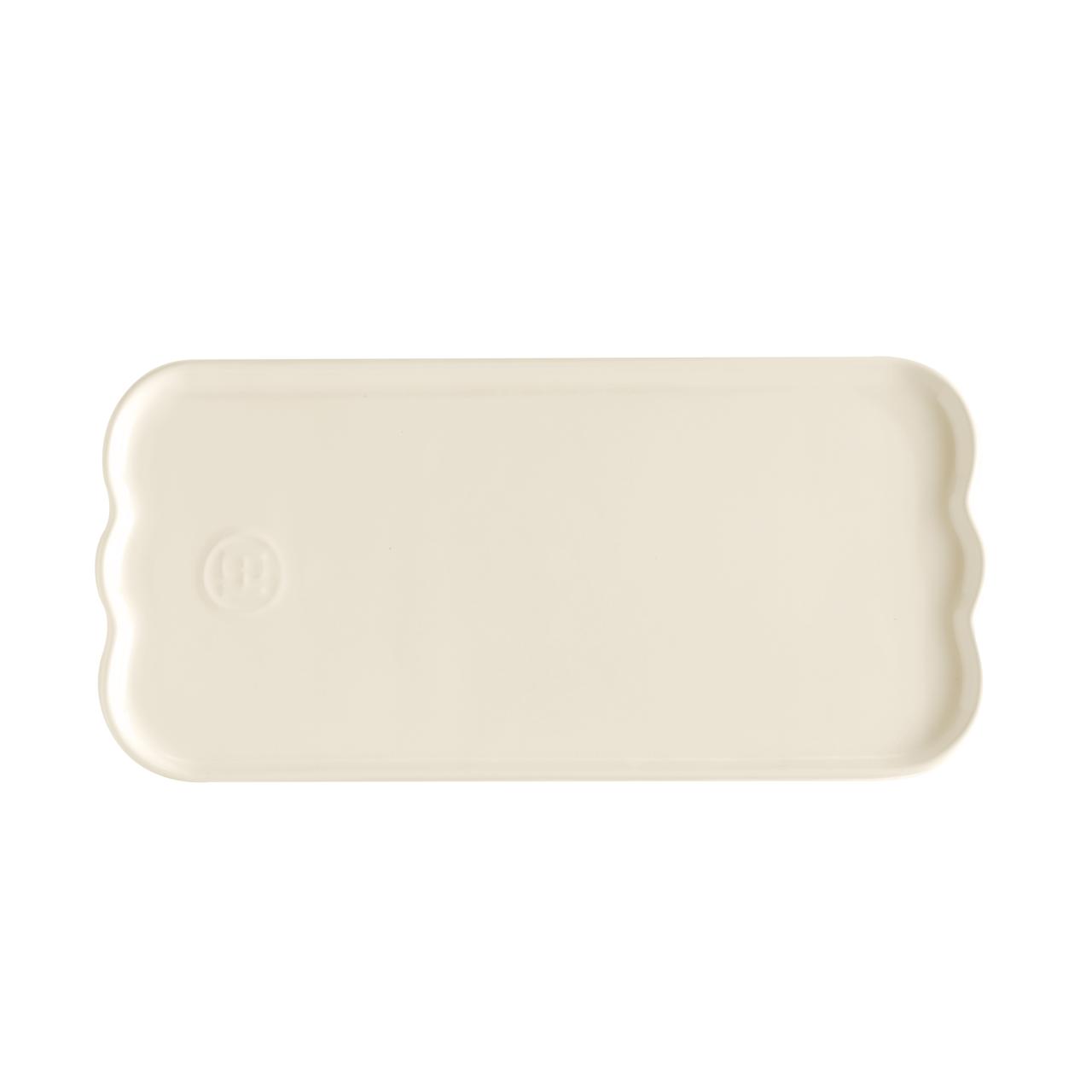 Fuente de Postre Crudo Emile Henry1#Beige