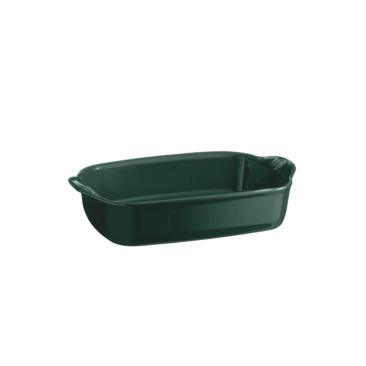 Fuente Horno 30X19Cm Verde Oscuro Emile Henry1#Verde