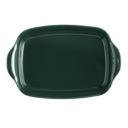 Fuente Horno 42,5X28Cm Verde Oscuro Emile Henry2#Verde