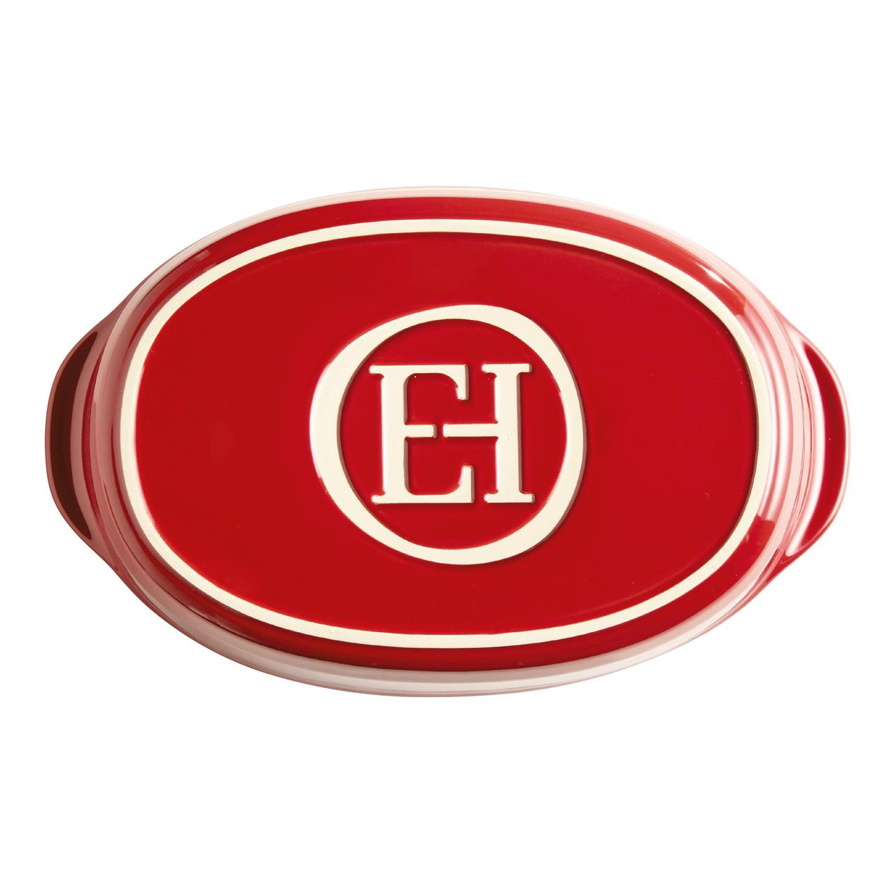 Fuente Horno Ovalada 35X22,Cm Rojo Emile Henry3#Rojo