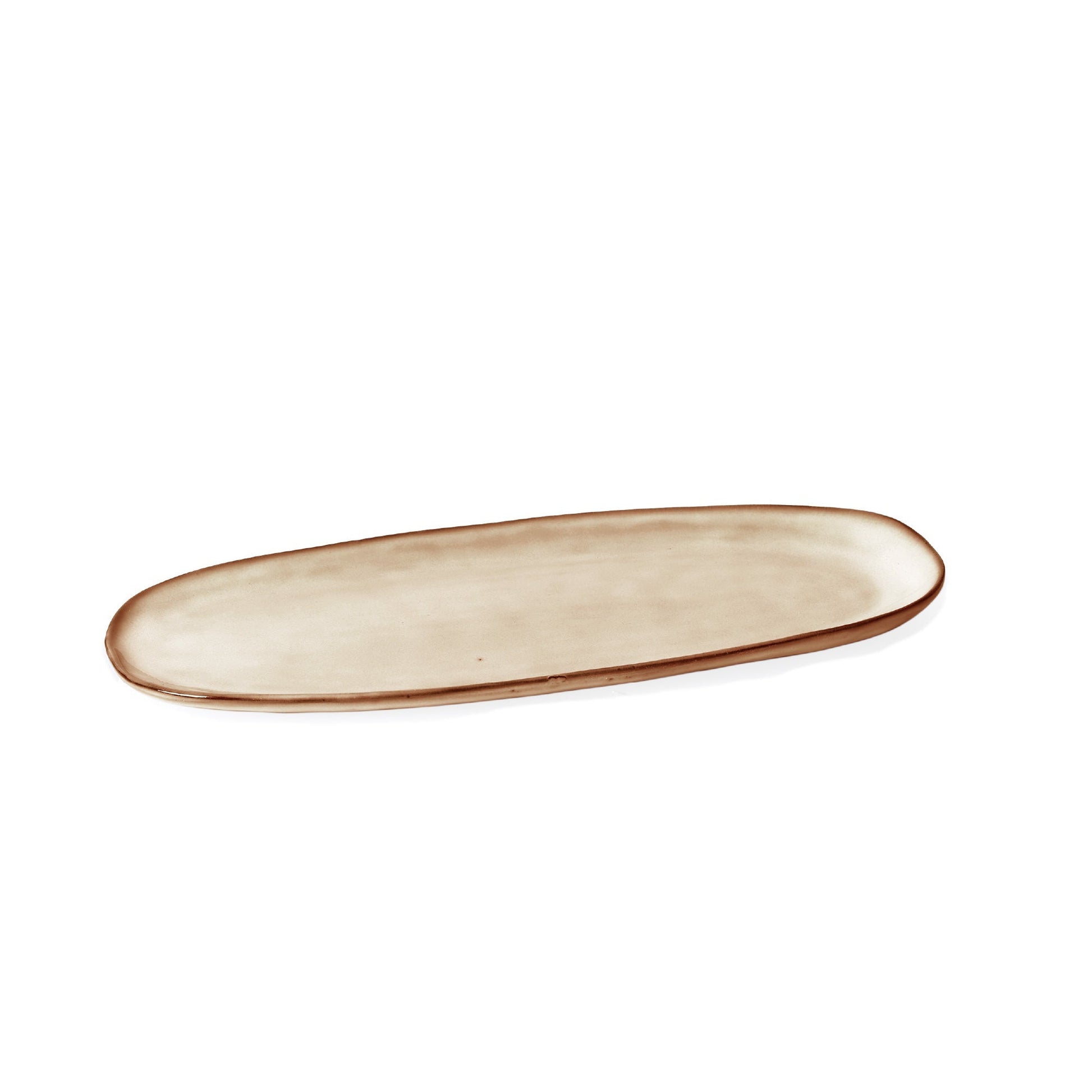 Fuente Ovalada Aperitivo Cerámica 36cm Siena Simplit2#Beige