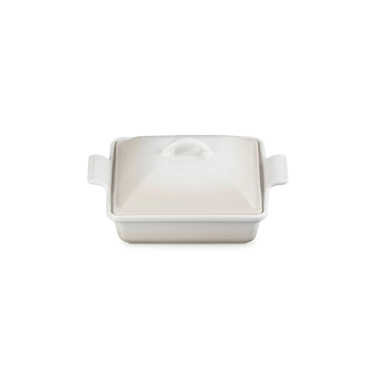 Fuente para Horno Cuadrada con Tapa Heritage 1.9 L Meringue-Fuentes