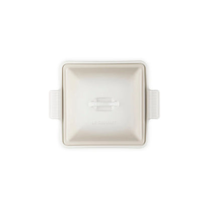 Fuente para Horno Cuadrada con Tapa Heritage 1.9 L Meringue-Fuentes