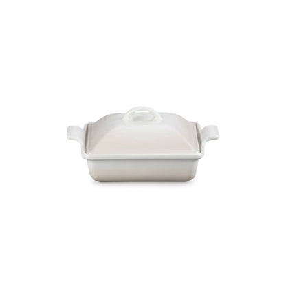 Fuente para Horno Cuadrada con Tapa Heritage 1.9 L Meringue-Fuentes
