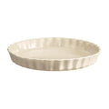 Fuente Tarta 31 Cm Crudo Emile Henry1#Beige