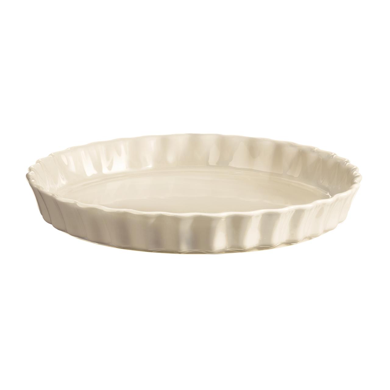 Fuente Tarta 31 Cm Crudo Emile Henry1#Beige