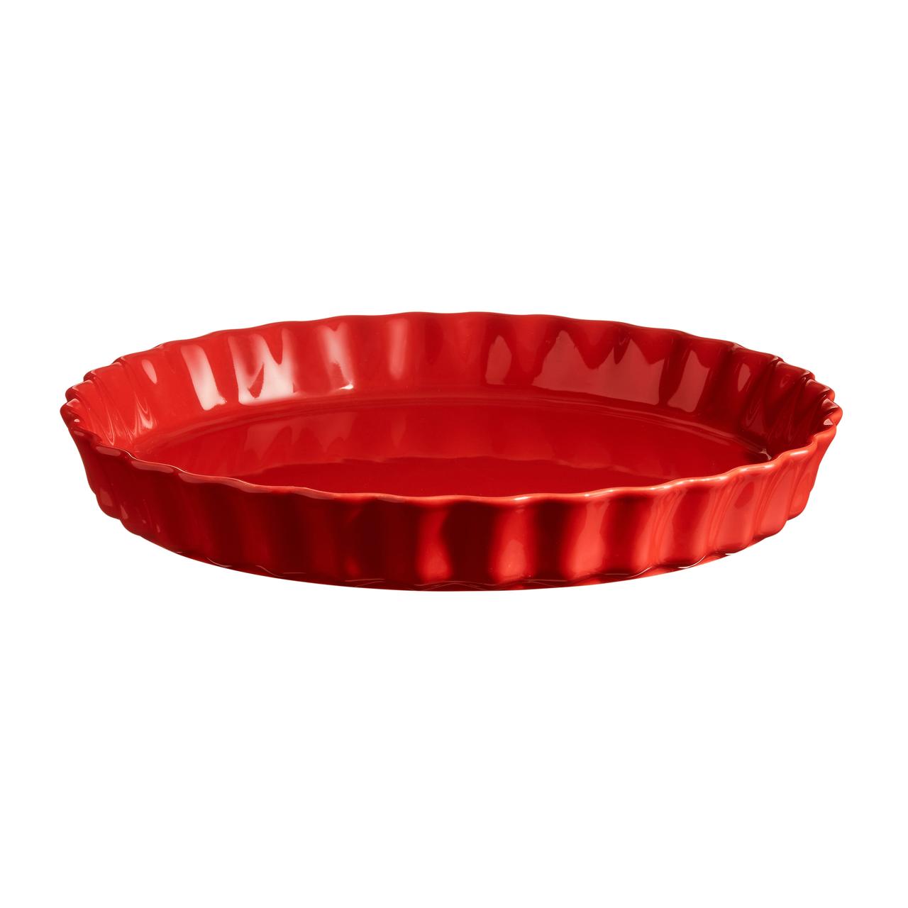 Fuente Tarta 31 Cm Rojo Emile Henry1#Rojo