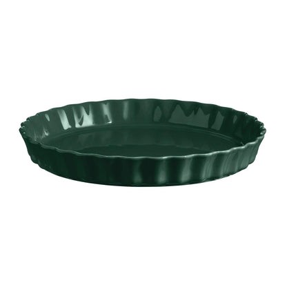 Fuente Tarta 31 Cm Verde Oscuro Emile Henry2#Verde