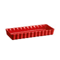 Fuente Tarta Larga Rectangular Rojo Emile Henry1#Rojo