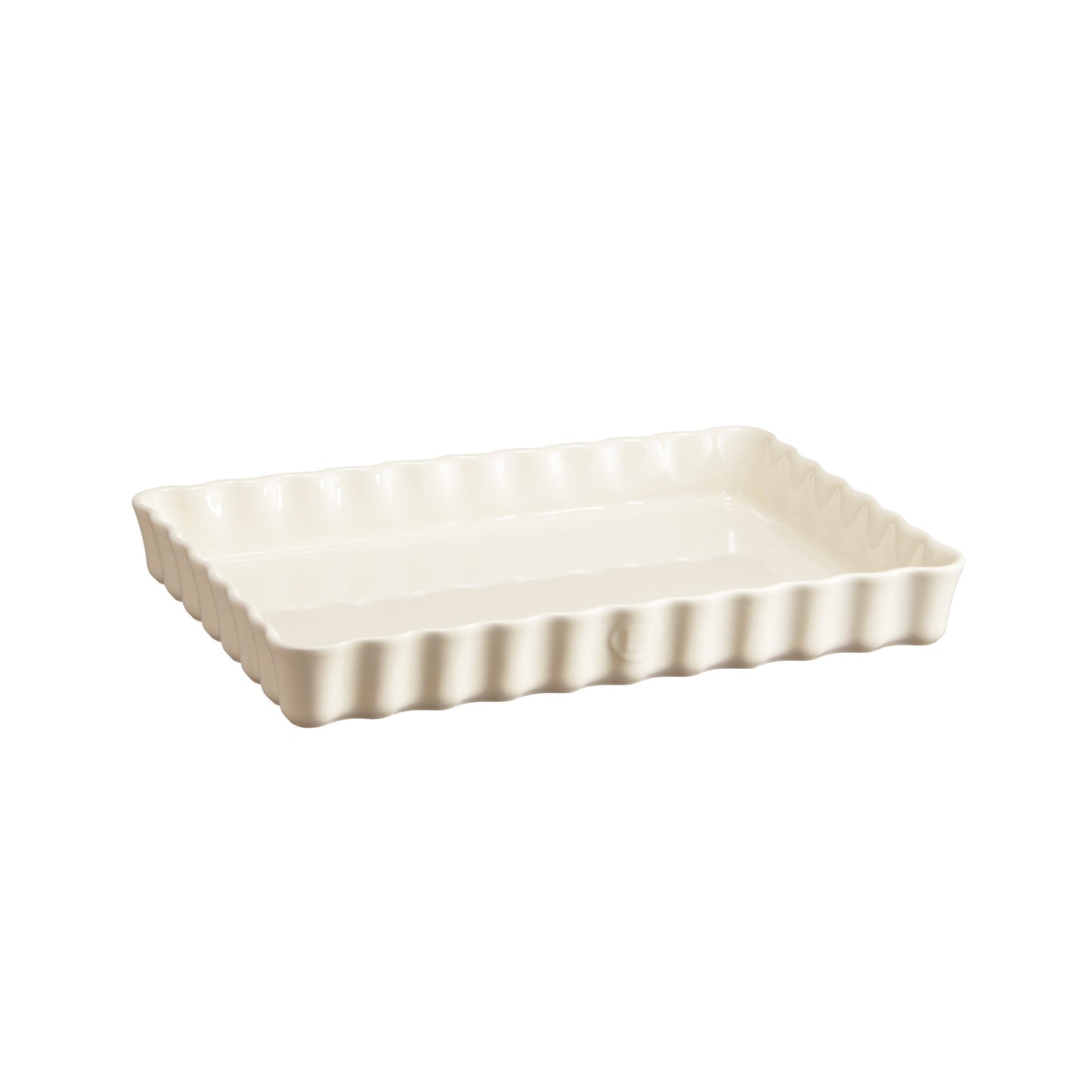 Fuente Tarta Rectangular 24X34 Cm Crudo Emile Henry1#Beige