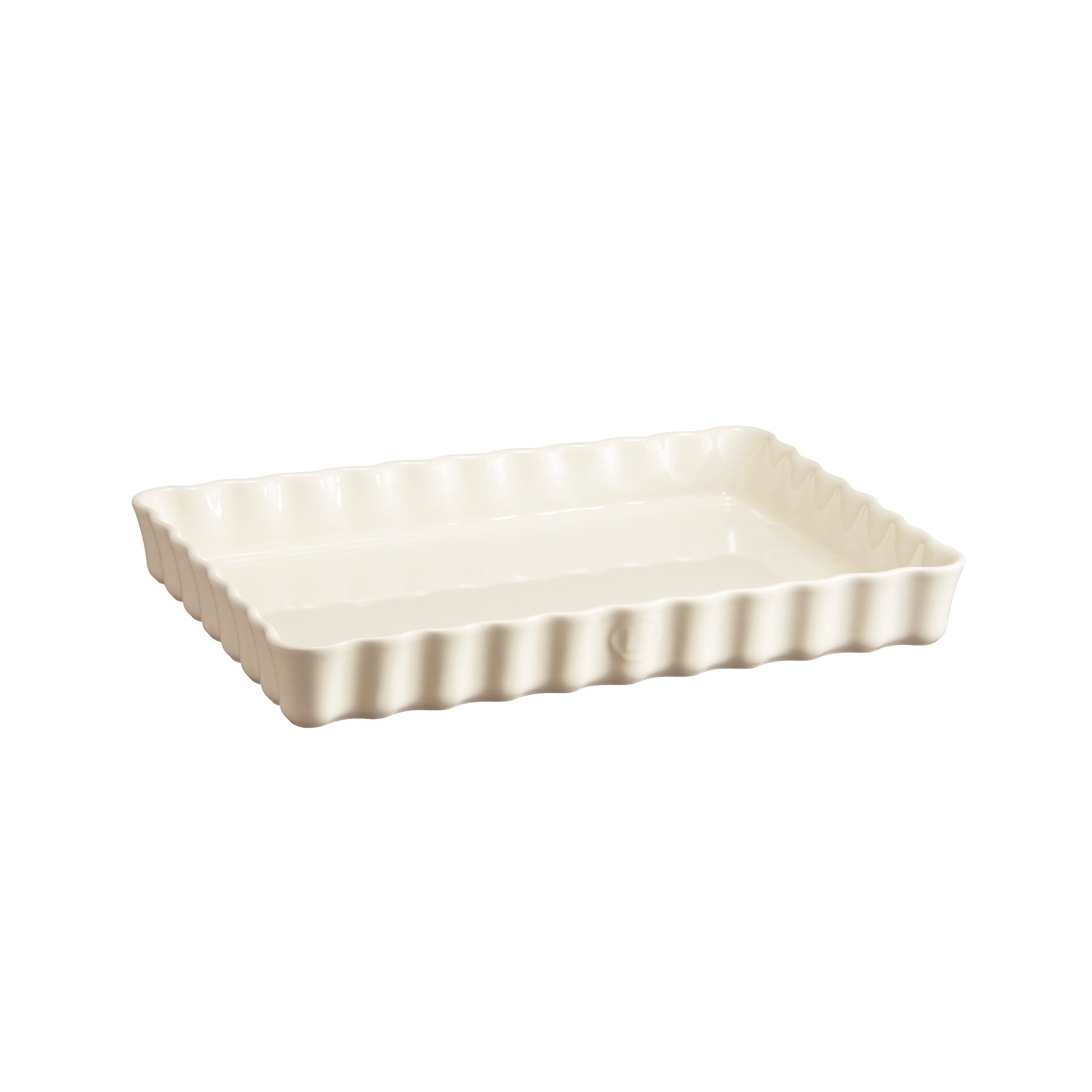 Fuente Tarta Rectangular 24X34 Cm Crudo Emile Henry1#Beige