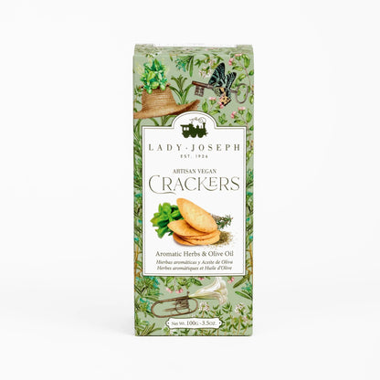 Galletas Crackers Hierbas Aromáticas y Aceite de Oliva 100 Grs Lady Joseph