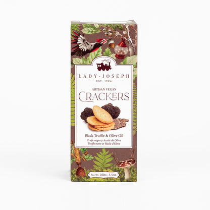 Galletas Crackers Trufa Negra y Aceite de Oliva 100 Grs Lady Joseph