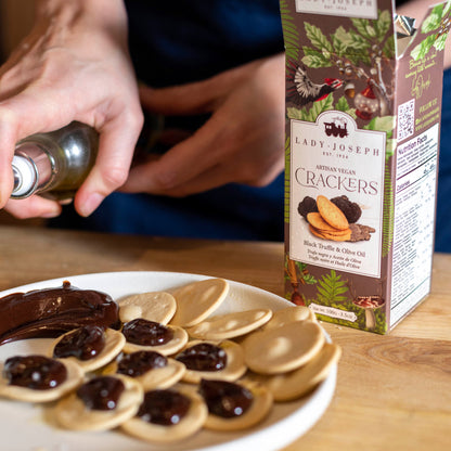 Galletas Crackers Trufa Negra y Aceite de Oliva 100 Grs Lady Joseph