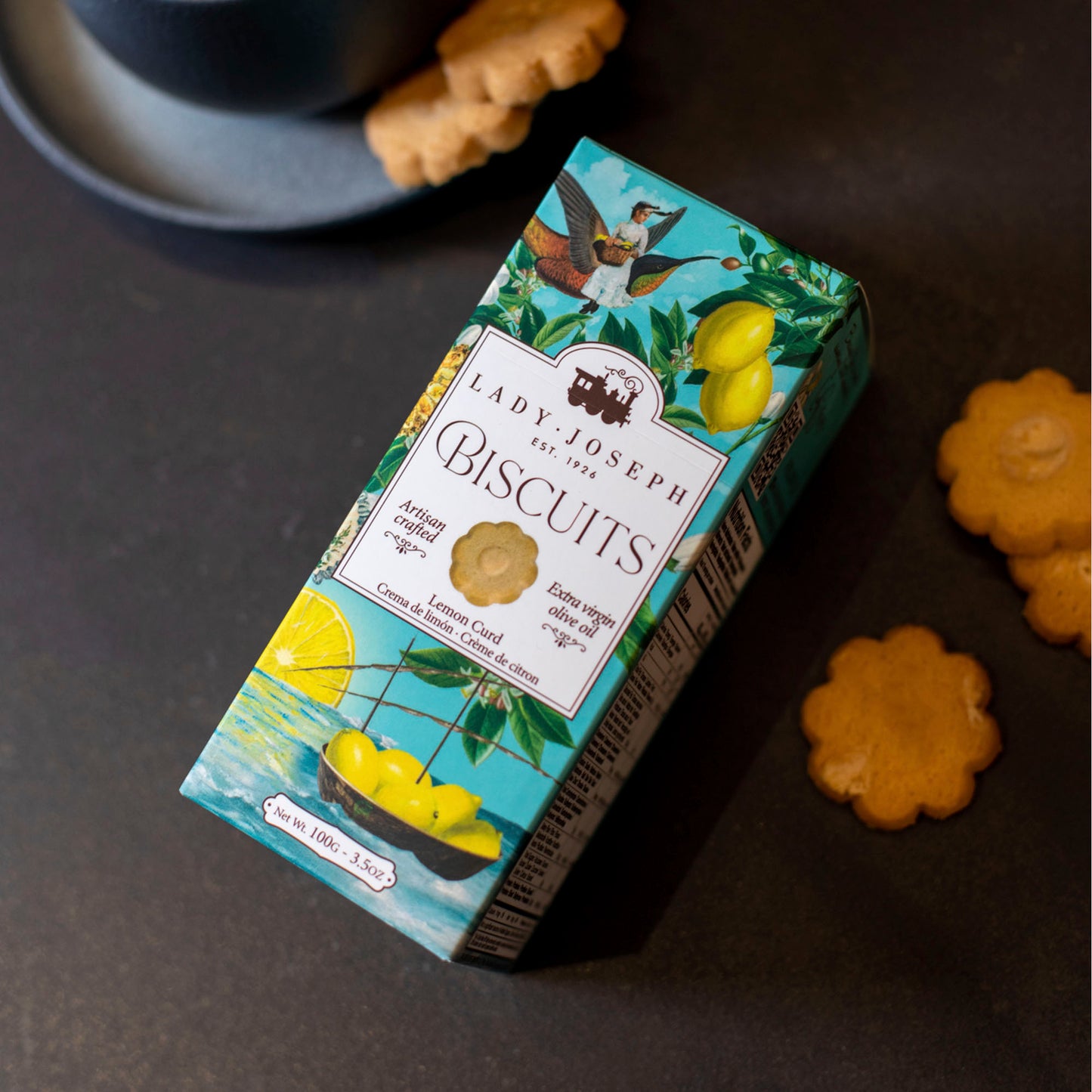 Galletas Dulces de Crema de Limón 100 Grs Lady Joseph