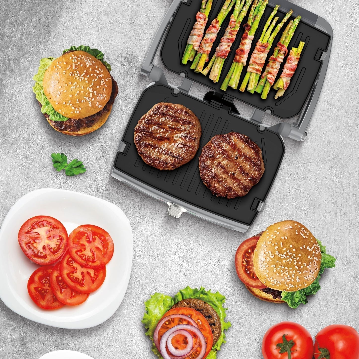 Griddler Compacto De Acero Inoxidable Cuisinart5#Plata