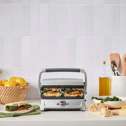 Griddler Compacto De Acero Inoxidable Cuisinart3#Plata