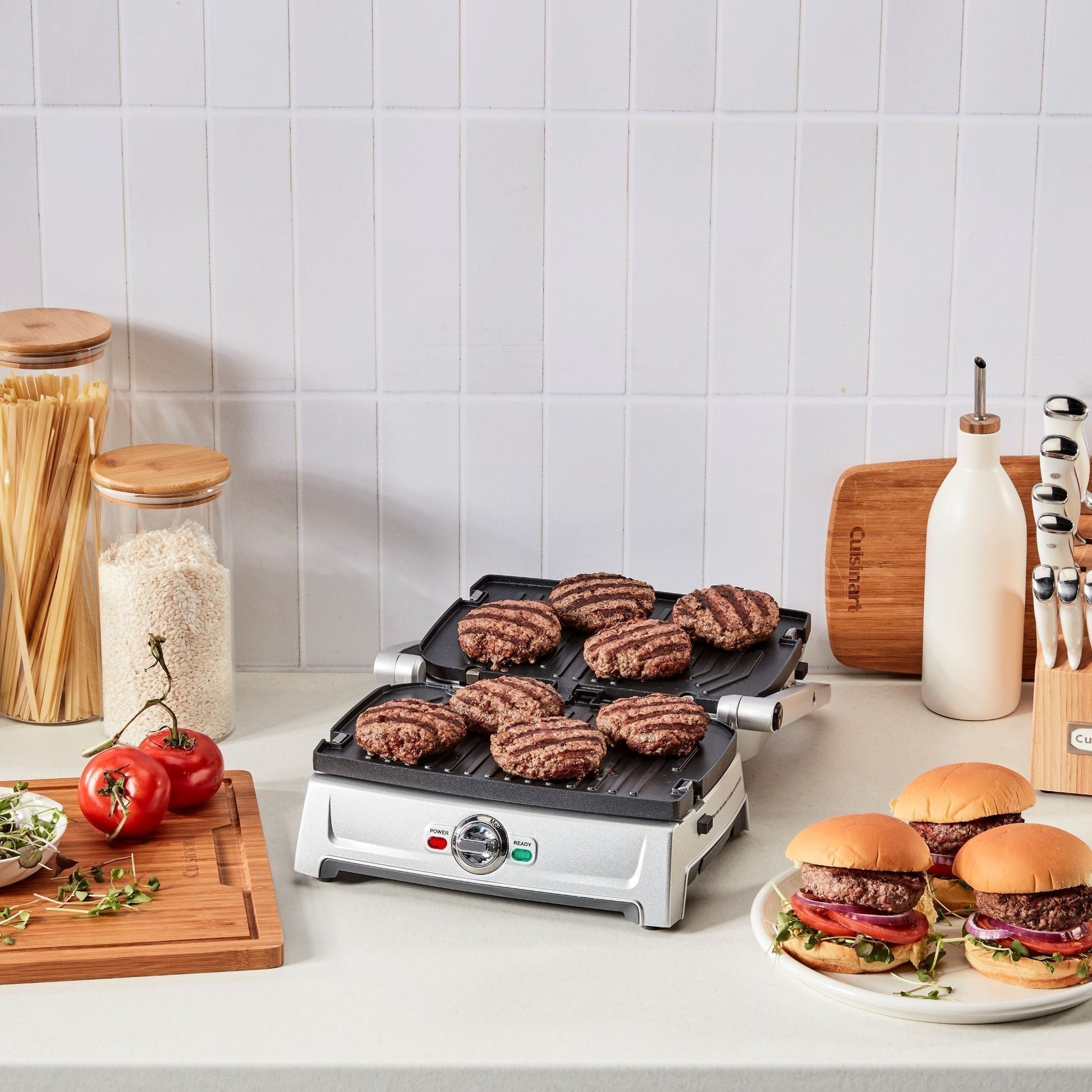 Griddler Compacto De Acero Inoxidable Cuisinart2#Plata