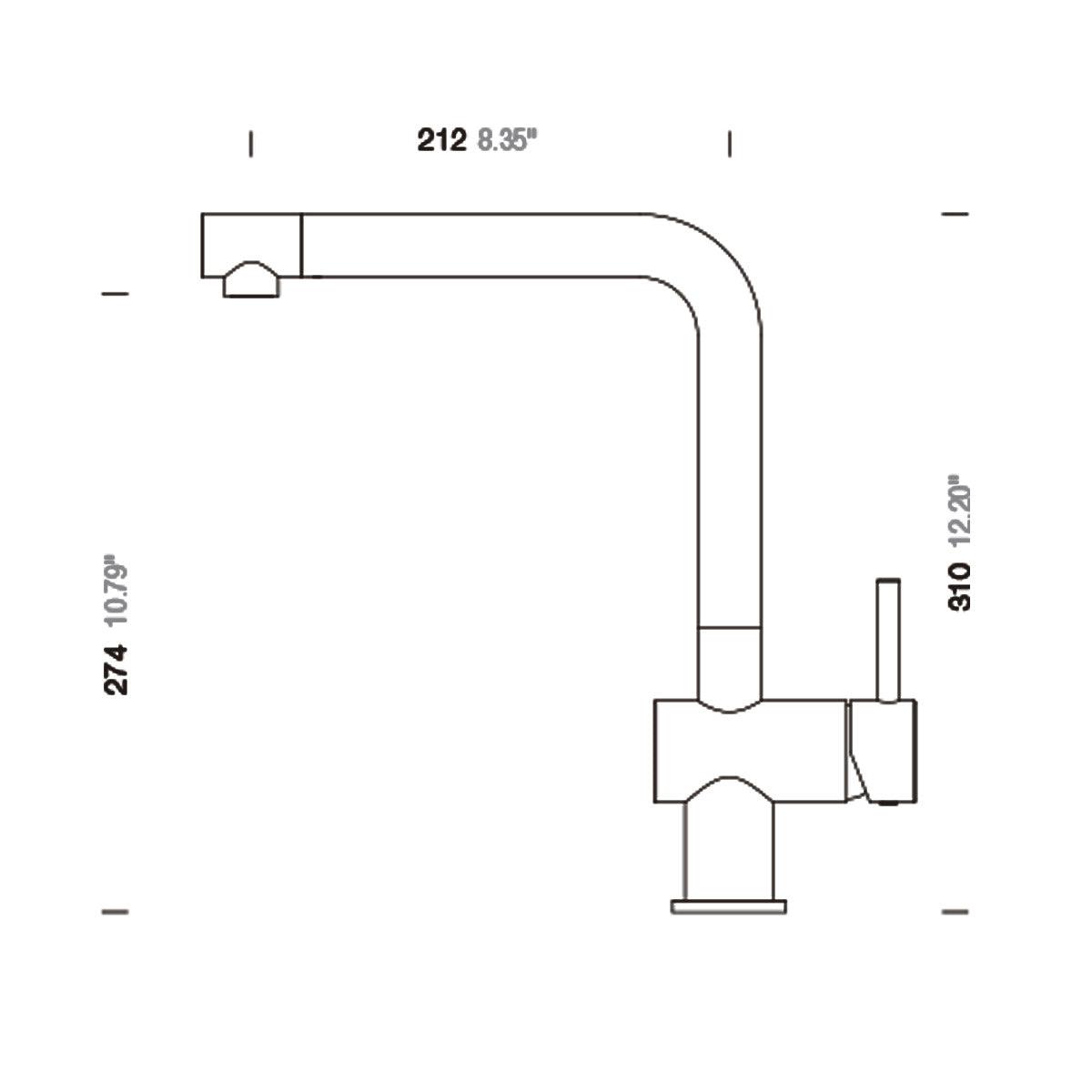 Griferia Epos Onyx Schock3#Negro