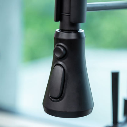 Grifería Top Pro Black Extensible 3 Funciones FDV-Kitchen Center