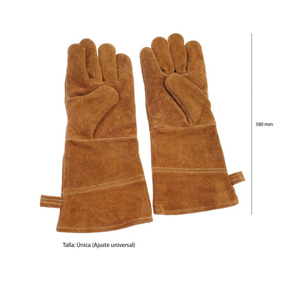 Guantes de Cuero para Parrilla Simple Cook-Accesorios para Parrillas
