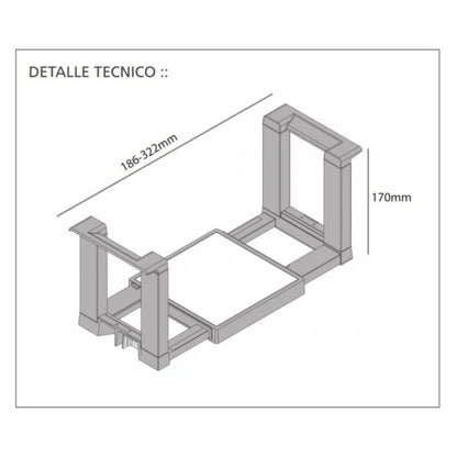 Guardaplatos Acero Inoxidable Ambia-Line-Accesorios de Cocina