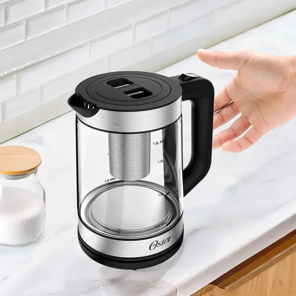 Hervidor 2 En 1 Con Infusor De Té 1.8 Lt Bvstkt5803b052 Oster1#Gris