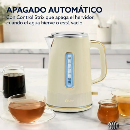 Hervidor de Agua 1.7 Lt 2000 W BVSTKT8107OM-052 Oster-Hervidores