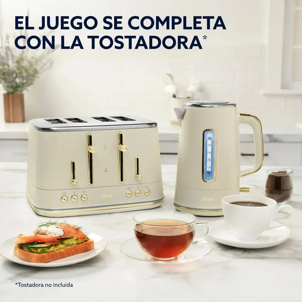 Hervidor de Agua 1.7 Lt 2000 W BVSTKT8107OM-052 Oster-Hervidores