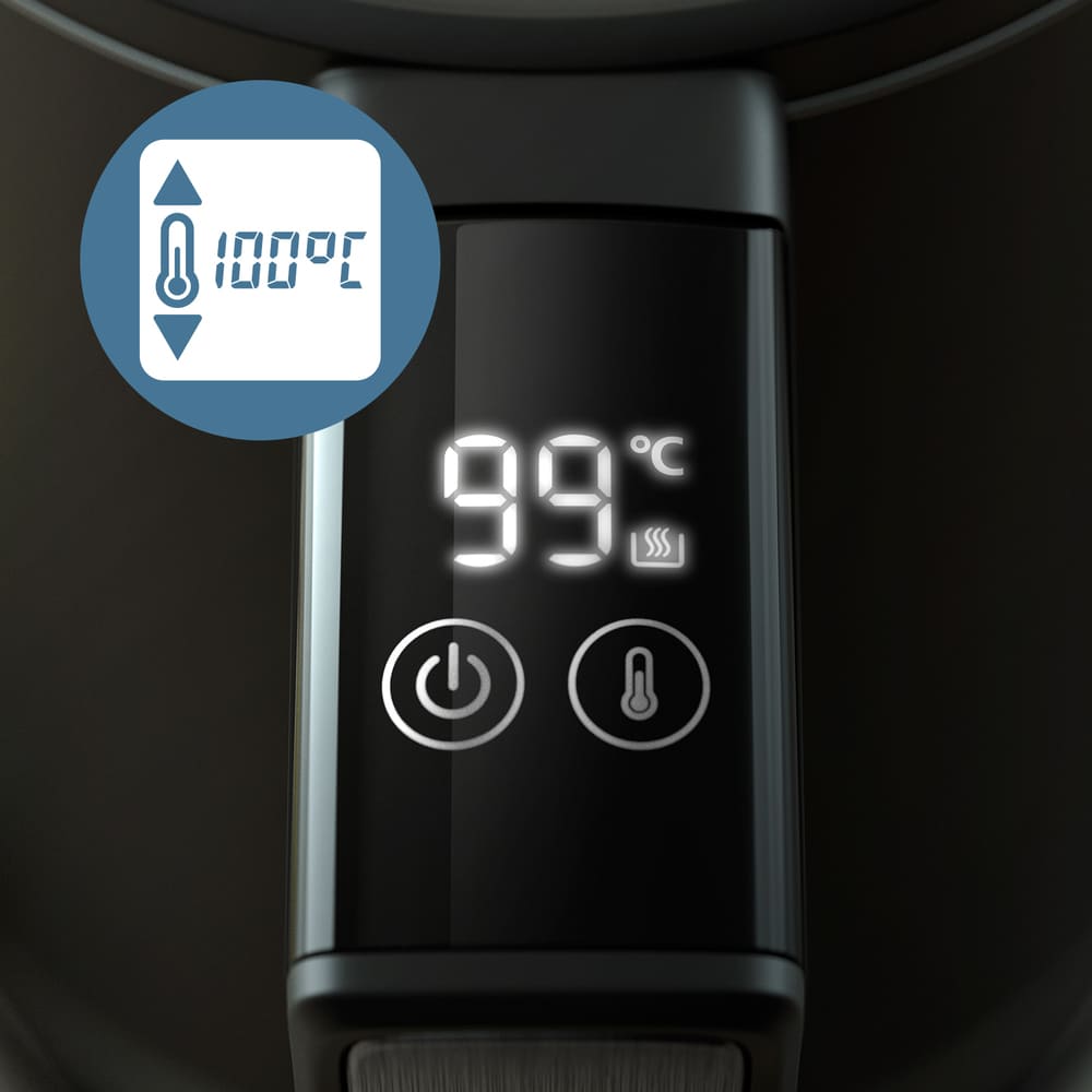 Hervidor Eléctrico HD9396/90 1.7L Serie 7000 Philips7#Gris Oscuro