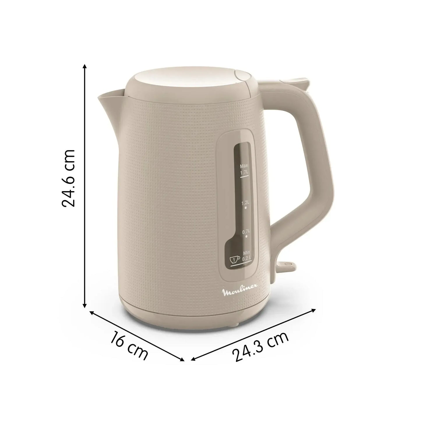 Hervidor Morning 1,7L Gris Moulinex5#Beige