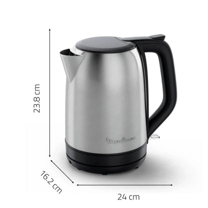 Hervidor Subito 1,7L Gris Acero Inoxidable Moulinex6#Gris