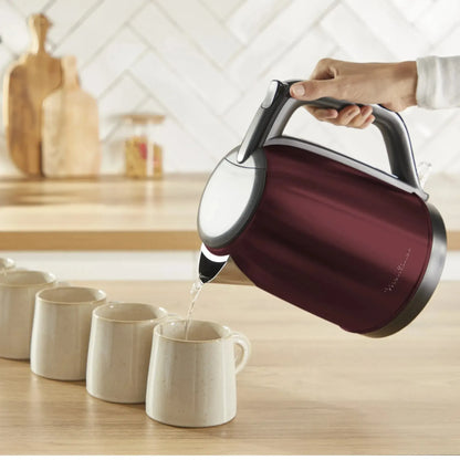 Hervidor Subito 1,7L Rojo Acero Inoxidable Moulinex1#Rojo
