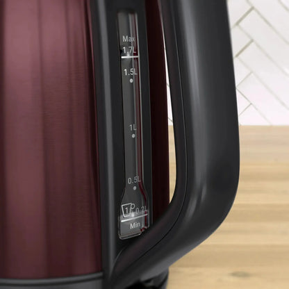 Hervidor Subito 1,7L Rojo Acero Inoxidable Moulinex5#Rojo