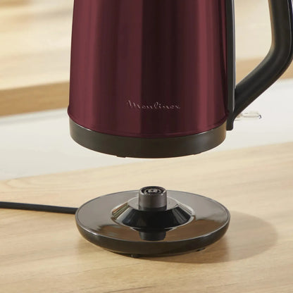 Hervidor Subito 1,7L Rojo Acero Inoxidable Moulinex7#Rojo