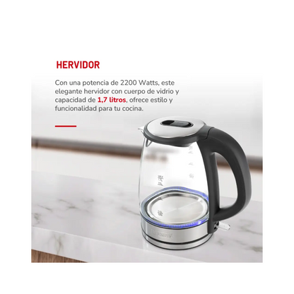 Hervidor TH-4725V Thomas6#Negro