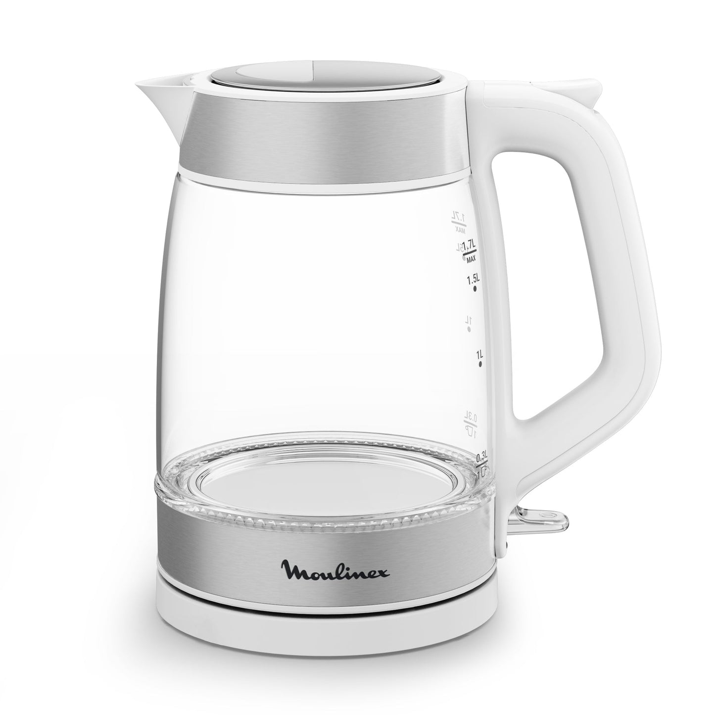 Hervidor Vidrio 1.7 Lts Moulinex7#Blanco