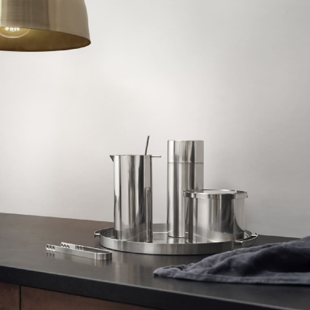 Hielera 1 L. Arne Jacobsen Stelton1#Plata