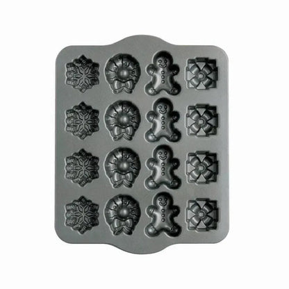 Holiday Teacakes Cakelet Pan Nordic Ware-Accesorios de Cocina