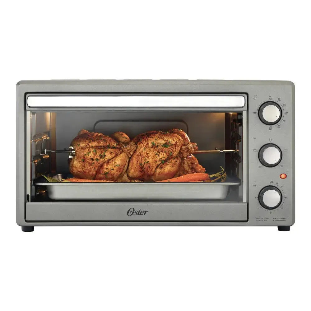 Horno Con Rotisserie 60 Lt Manual Tssttv60mns Oster3#Gris