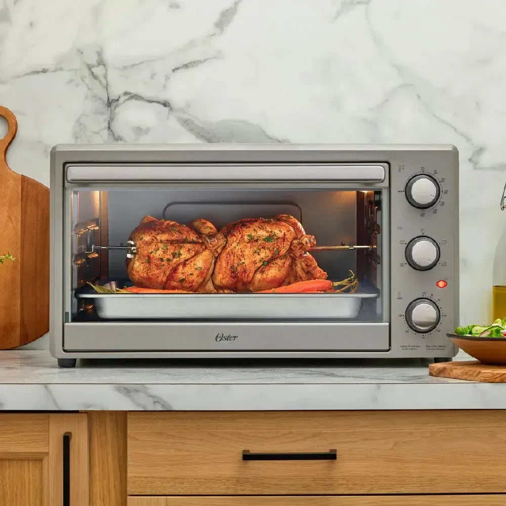 Horno Con Rotisserie 60 Lt Manual Tssttv60mns Oster1#Gris