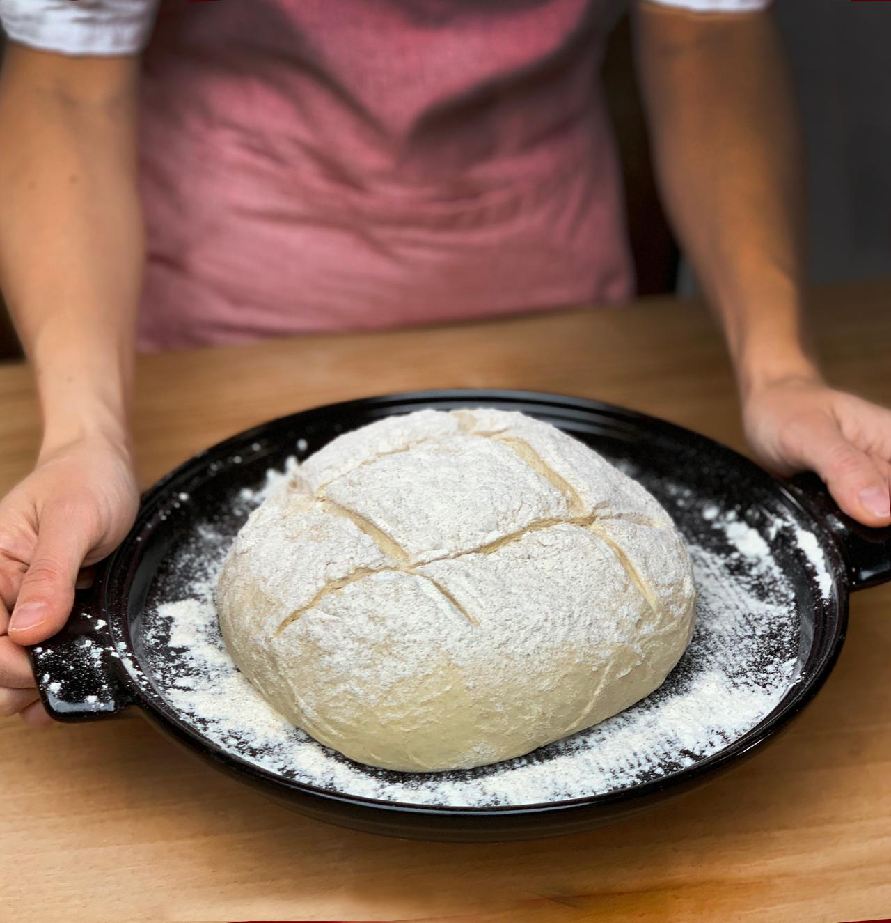 Horno de Cerámica Para Pan De Hogaza Gris Oscuro Emile Henry4#Gris