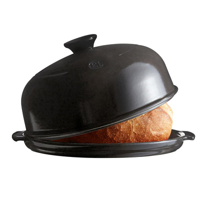 Horno de Cerámica Para Pan De Hogaza Gris Oscuro Emile Henry1#Gris