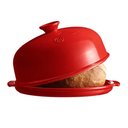 Horno de Cerámica Para Pan De Hogaza Rojo Emile Henry1#Rojo